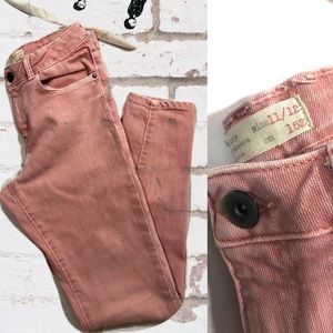 Zara girls blush jeans